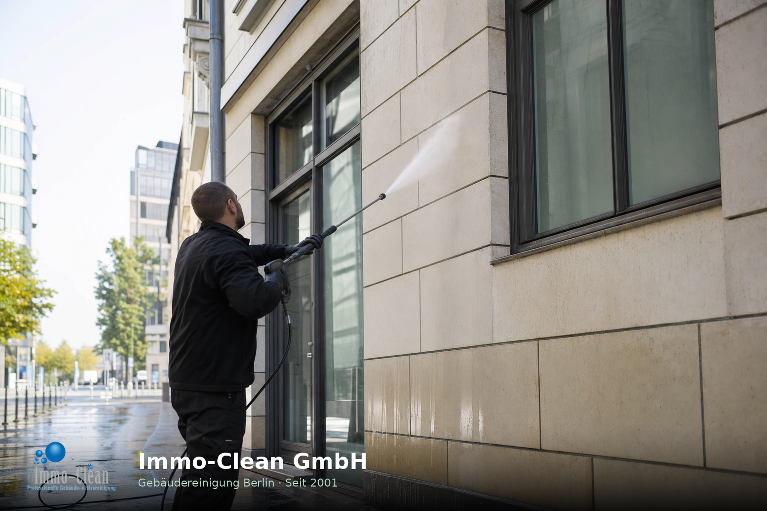Fassadenreinigung Berlin - Im Gebäudeservice Berlin integrieren wir diese