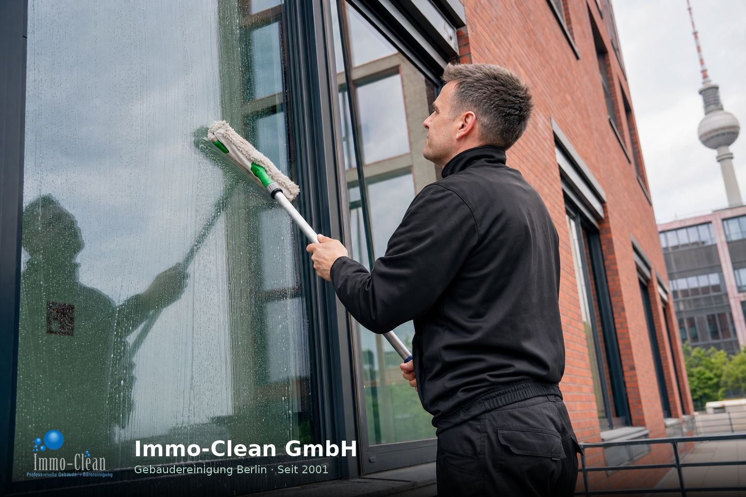 Fensterreinigung Berlin - Im Rahmen unserer Unterhaltsreinigung Berlin integrieren