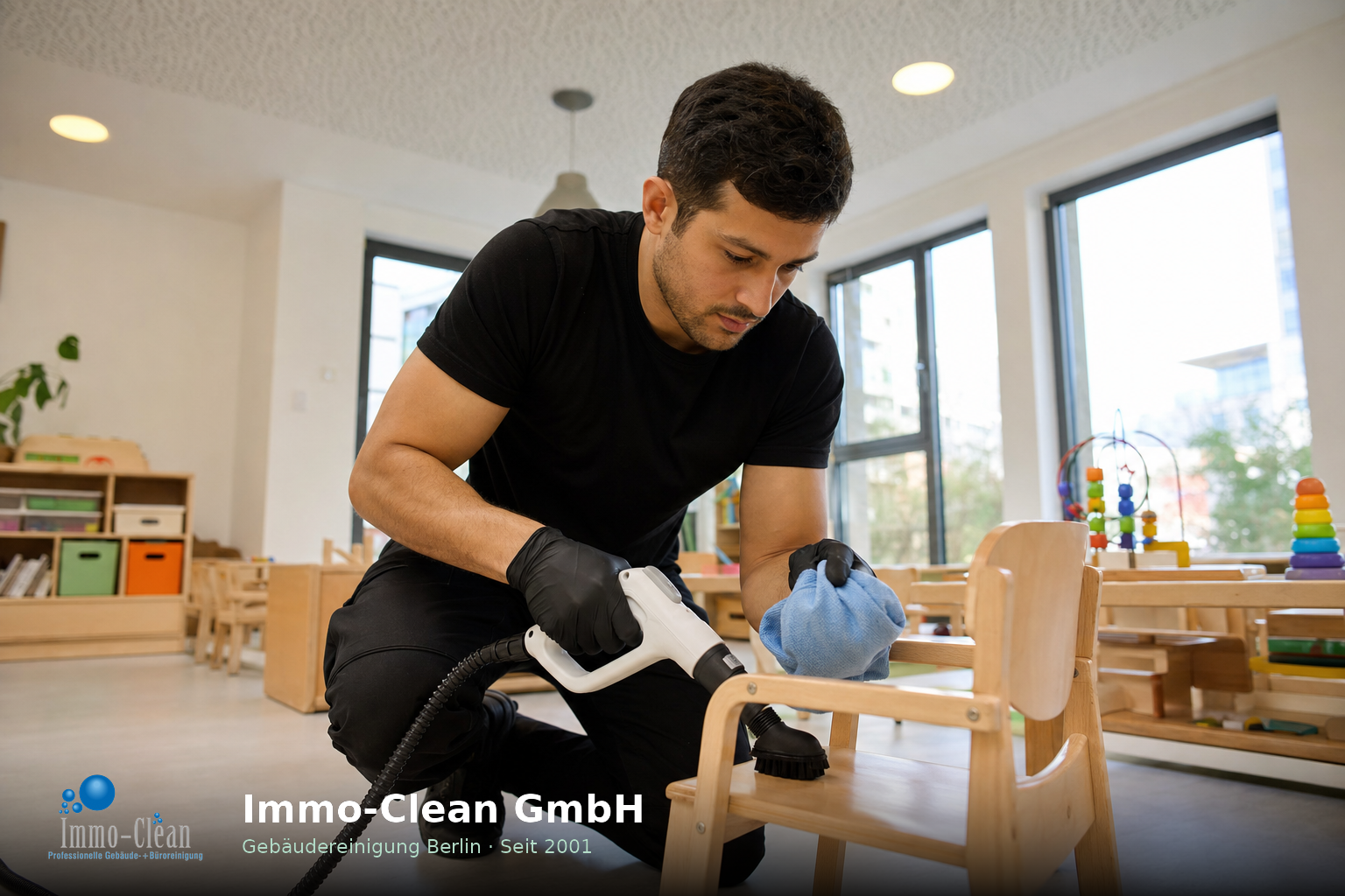 Kitareinigung Berlin - Als Teil unserer Gewerbereinigung Berlin sichern