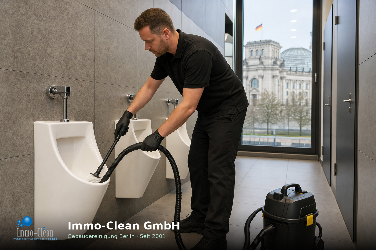 Sanitaerreinigung Berlin - Im Rahmen unserer Unterhaltsreinigung Berlin integrieren