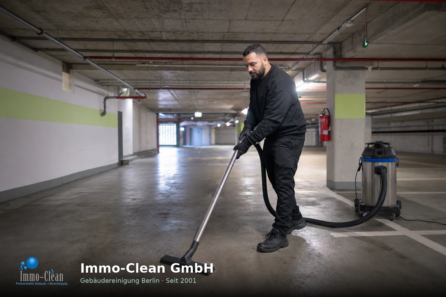 Tiefgaragenreinigung Berlin - Im Gebäudeservice Berlin integrieren wir diese