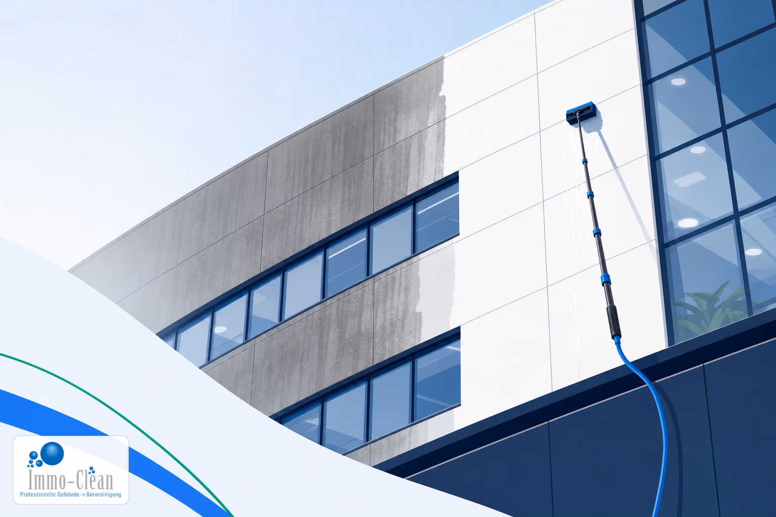 Illustration: Facade Cleaning in Berlin to documented quality standards
